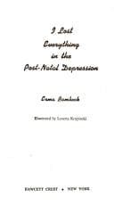 Tapa de I Lost Everything in the Post-Natal Depression