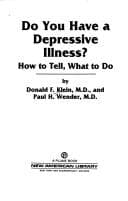 Tapa de Do you have a depressive illness?