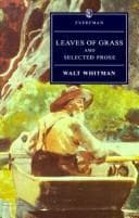Tapa de Leaves of Grass and Selected Prose