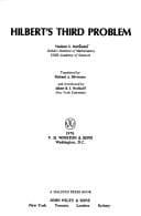 Tapa de Hilbert's third problem