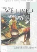Tapa de The way we lived