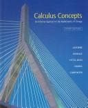 Tapa de Calculus Concepts