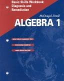 Tapa de Algebra 1 Basic Skills: Diagnosis and Remediation