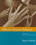 Tapa de Effective human relations