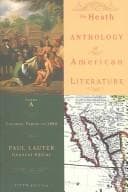 Tapa de The Heath anthology of American literature