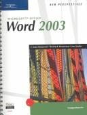 Tapa de Microsoft Word 2003