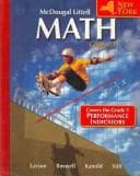 Tapa de Mcdougal Littell Math: Course 1