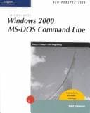 Tapa de Microsoft® Windows 2000 MS-DOS Command Line