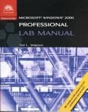 Tapa de MCSE Lab Manual for Microsoft Windows 2000 Professional