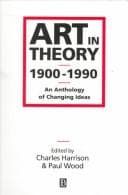 Tapa de Art in theory, 1900-1990