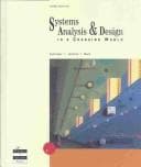 Tapa de Systems Analysis and Design in a Changing World