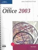 Tapa de New perspectives on Microsoft Office 2003