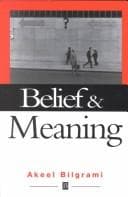 Tapa de Belief and Meaning