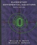 Tapa de Elementary Differential Equations, 6th Edition