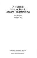 Tapa de A tutorial introduction to occam programming