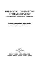 Tapa de The social dimensions of development