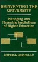 Tapa de Reinventing the university