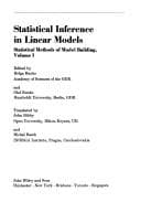 Tapa de Statistical methods of model building
