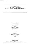 Tapa de Apple BASIC, data file programming