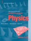 Tapa de Student Study Guide to Accompany Physics, 5e