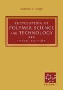 Tapa de Encyclopedia of polymer science and technology