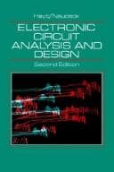 Tapa de Electronic circuit analysis and design