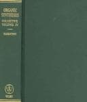 Tapa de Organic Syntheses. Collective Volume 4. A Revised Edition of Annual Voumes 30-39