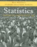 Tapa de Student solutions manual to accompany Statistics