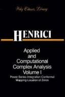 Tapa de Applied and Computational Complex Analysis, 3 Volume Set
