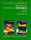 Tapa de A student's companion to accompany Physics, volumes one and two, fourth edition, David Halliday, Robert Resnick, Kenneth S. Krane