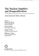 Tapa de The Nuclear suppliers and nonproliferation
