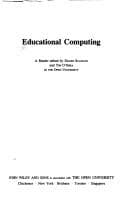 Tapa de Educational computing