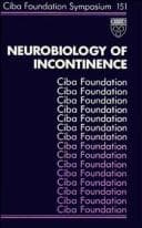 Tapa de Neurobiology of incontinence