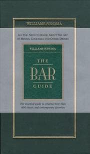 Tapa de The Bar Guide (Williams-Sonoma Guides)