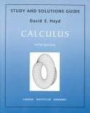 Tapa de Study and Solutions Guide for Calculus