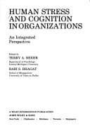 Tapa de Human stress and cognition in organizations