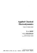 Tapa de Applied classical electrodynamics