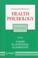 Tapa de International review of health psychology