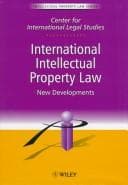 Tapa de International intellectual property law