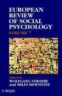 Tapa de European Review of Social Psychology
