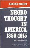 Tapa de Negro thought in America, 1880-1915