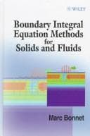 Tapa de Boundary integral equation methods for solids and fluids