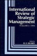 Tapa de Volume 5, International Review of Strategic Management