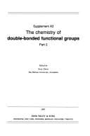 Tapa de The chemistry of double-bonded functional groups