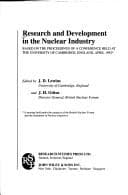 Tapa de Research and Development in the Nuclear Industry
