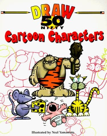 Tapa de Draw 50 nifty cartoon characters