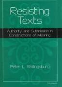 Tapa de Resisting texts