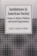 Tapa de Institutions in American society
