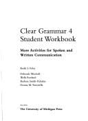 Tapa de Clear Grammar Student Workbook