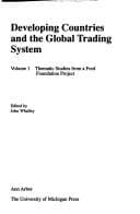 Tapa de Developing countries and the global trading system